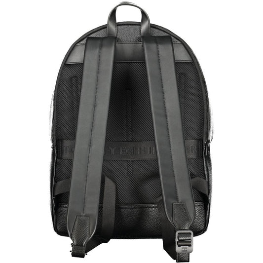 Tommy Hilfiger Black Polyester Backpack