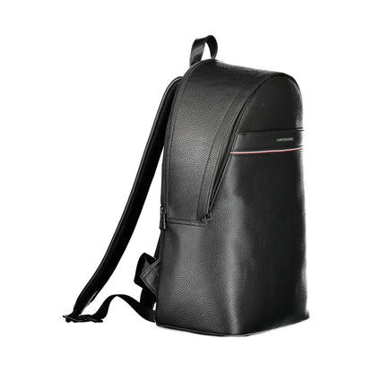 Tommy Hilfiger Black Polyester Backpack