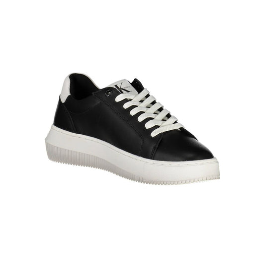 Calvin Klein Black Polyester Sneaker