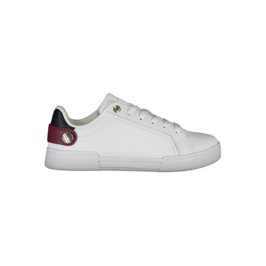 Tommy Hilfiger White Polyester Sneaker