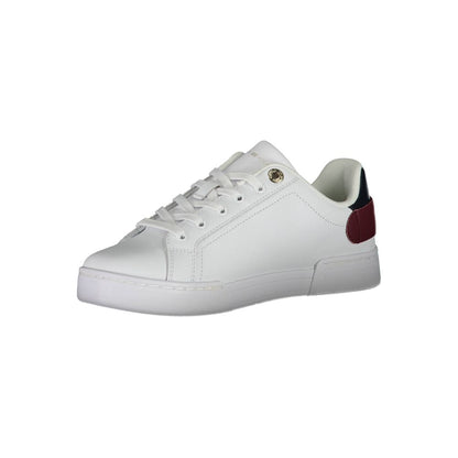 Tommy Hilfiger White Polyester Sneaker