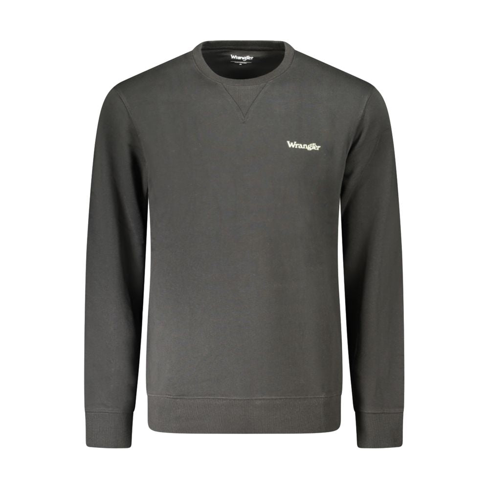 Wrangler Black Cotton Sweatshirt