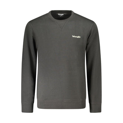 Wrangler Black Cotton Sweatshirt