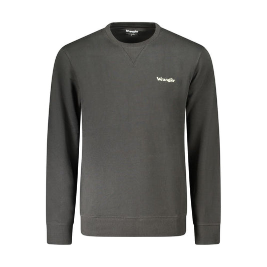 Wrangler Black Cotton Sweatshirt