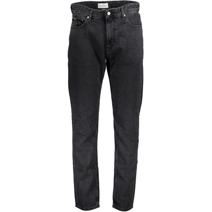 Calvin Klein Black Cotton Jeans Denim