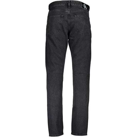 Calvin Klein Black Cotton Jeans Denim