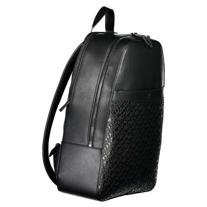 Tommy Hilfiger Black Polyethylene Backpack