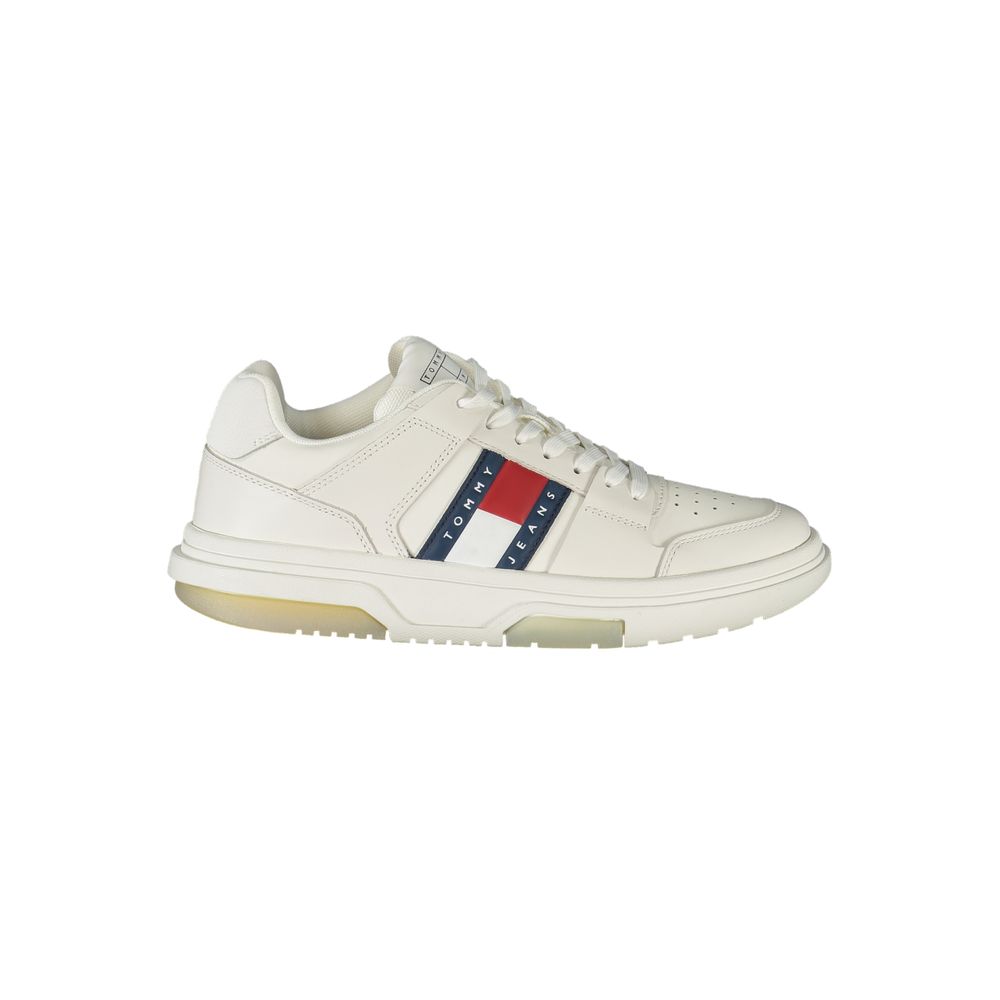 Tommy Hilfiger White Polyester Sneaker