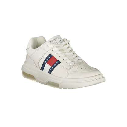 Tommy Hilfiger White Polyester Sneaker