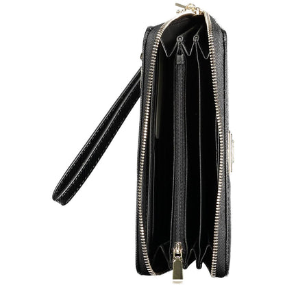 Guess Jeans Black Polyethylene Wallet
