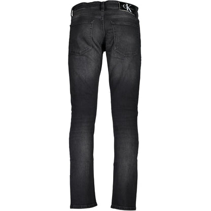 Calvin Klein Black Cotton Jeans Denim