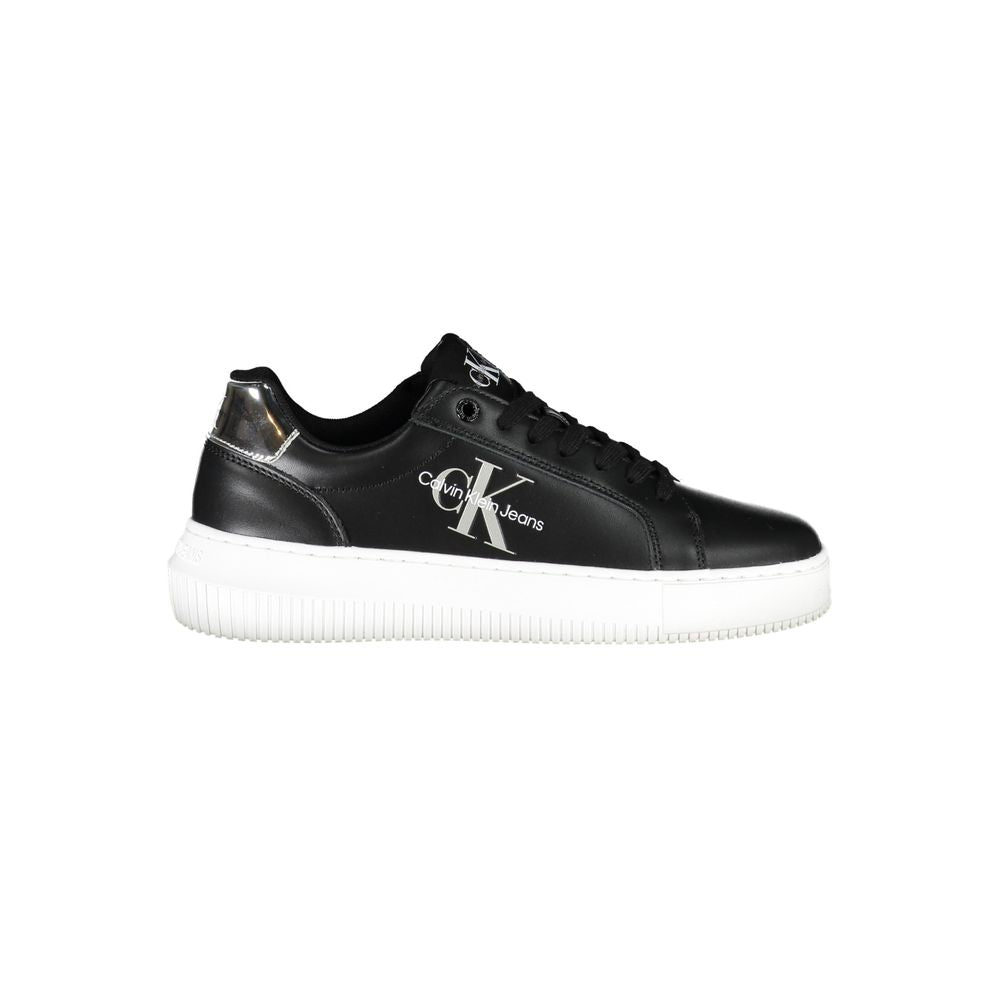 Calvin Klein Black Polyester Sneaker