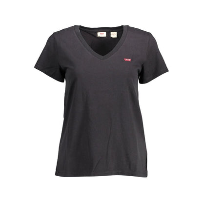 Levi's Black Cotton T-Shirt