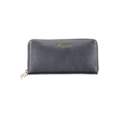 Tommy Hilfiger Blue Leather Wallet
