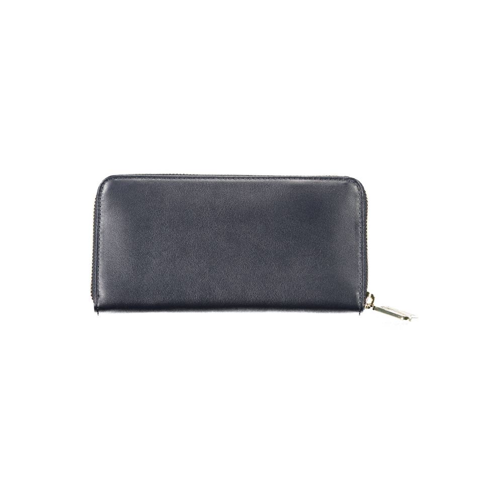 Tommy Hilfiger Blue Leather Wallet