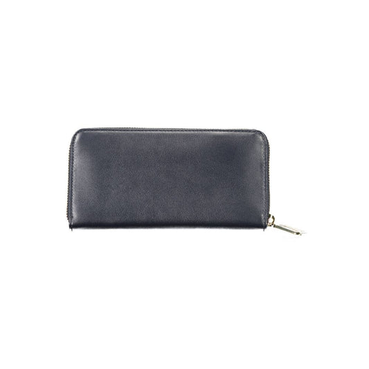 Tommy Hilfiger Blue Leather Wallet