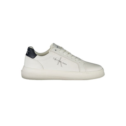 Calvin Klein White Polyester Sneaker