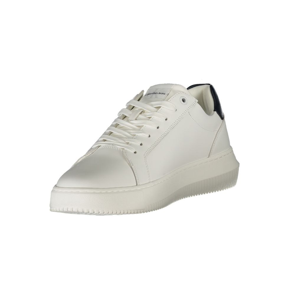 Calvin Klein White Polyester Sneaker