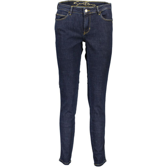 Guess Jeans Blue Cotton Jeans Denim