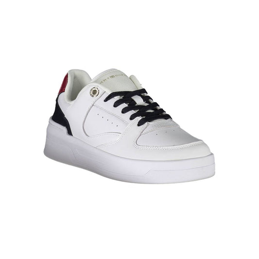 Tommy Hilfiger White Polyester Sneaker