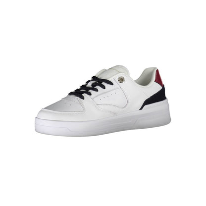 Tommy Hilfiger White Polyester Sneaker