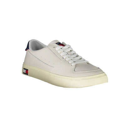 Tommy Hilfiger White Polyester Sneaker