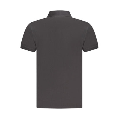 Timberland Black Cotton Polo Shirt