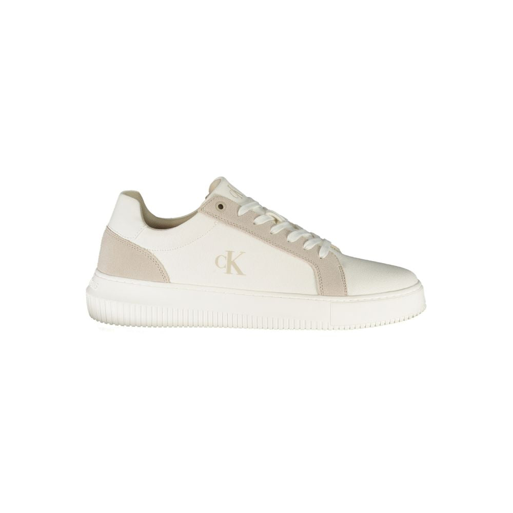 Calvin Klein White Polyester Sneaker
