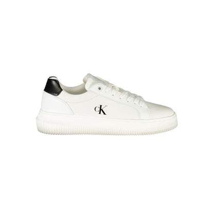 Calvin Klein White Polyester Sneaker