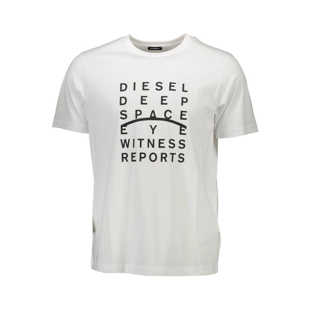 Diesel White Cotton T-Shirt