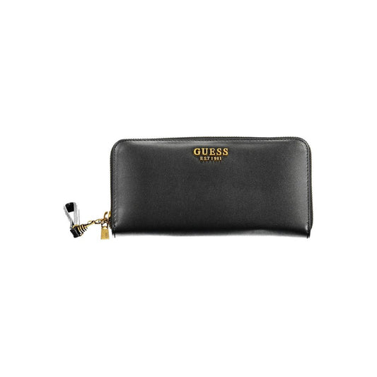 Guess Jeans Black Polyethylene Wallet