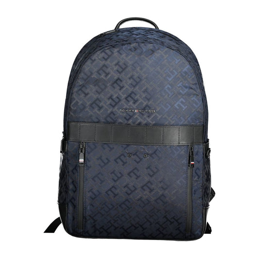 Tommy Hilfiger Blue Polyester Backpack