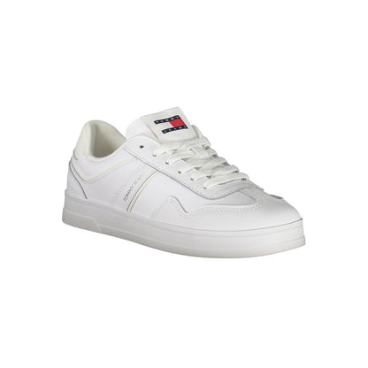 Tommy Hilfiger White Polyester Sneaker