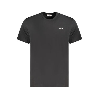 Fila Black Cotton T-Shirt