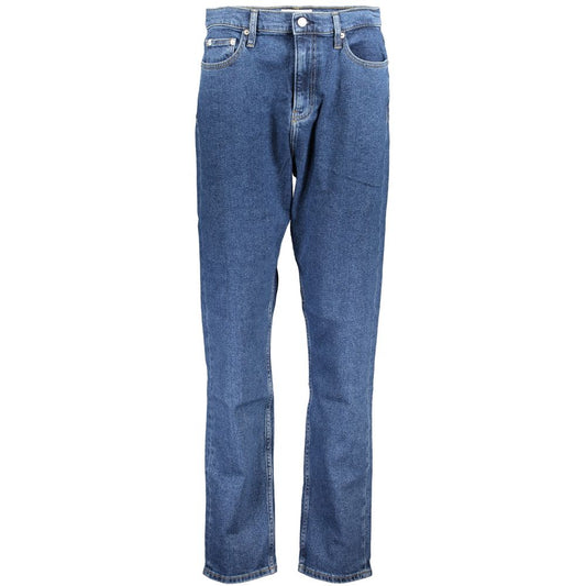 Calvin Klein Blue Cotton Jeans Denim