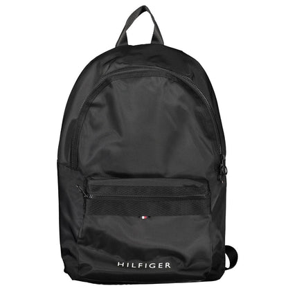 Tommy Hilfiger Black Polyester Backpack