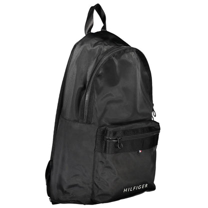 Tommy Hilfiger Black Polyester Backpack