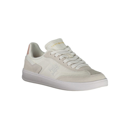 Tommy Hilfiger White Polyester Sneaker