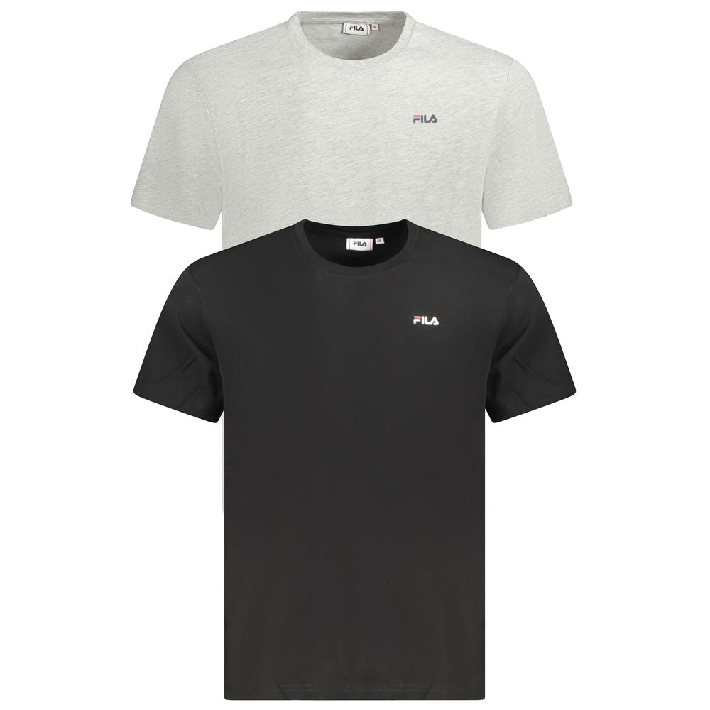 Fila Black Cotton T-Shirt