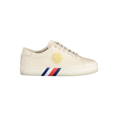 Tommy Hilfiger Beige Polyester Sneaker