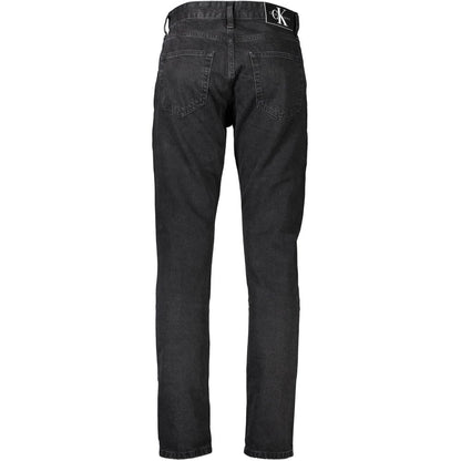 Calvin Klein Black Cotton Jeans Denim