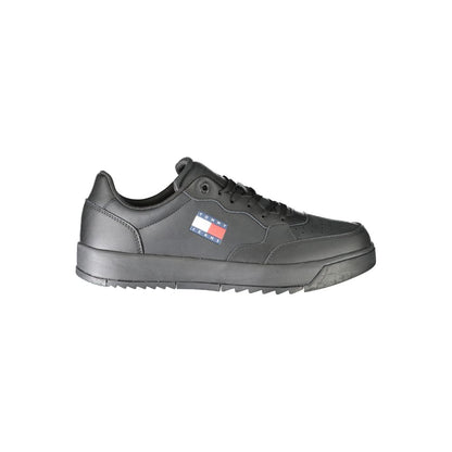 Tommy Hilfiger Black Polyester Sneaker