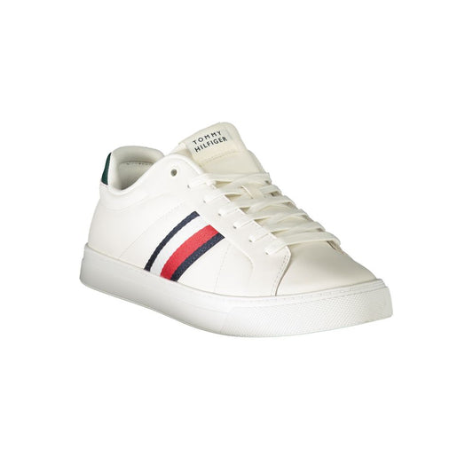 Tommy Hilfiger White Polyester Sneaker