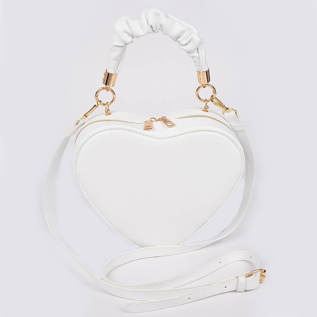 Heart Shape Top Handle Bag