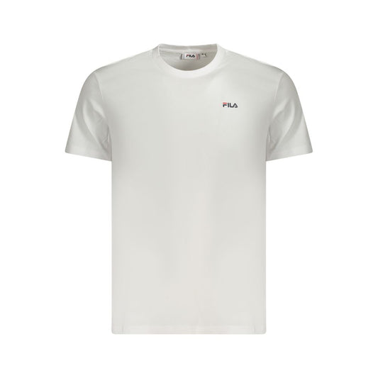 Fila White Cotton T-Shirt
