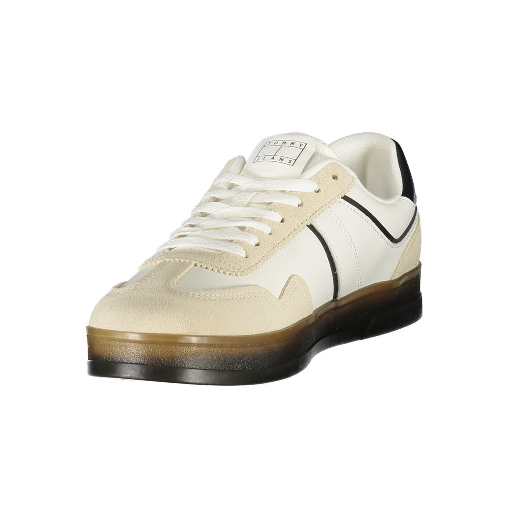 Tommy Hilfiger White Polyester Sneaker