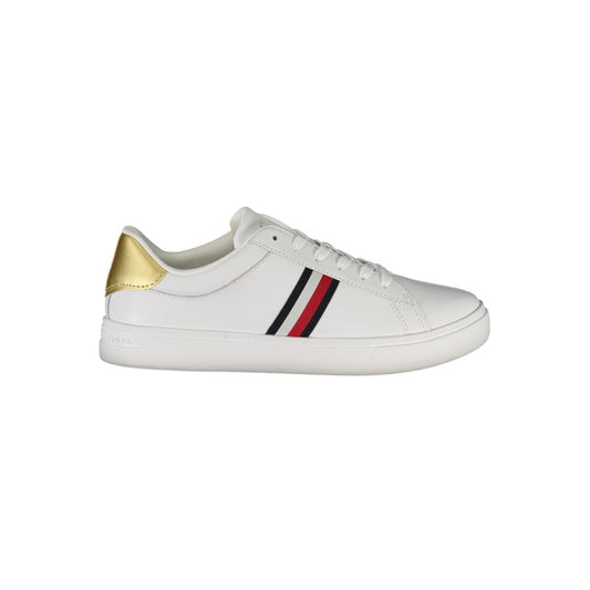 Tommy Hilfiger White Polyester Sneaker
