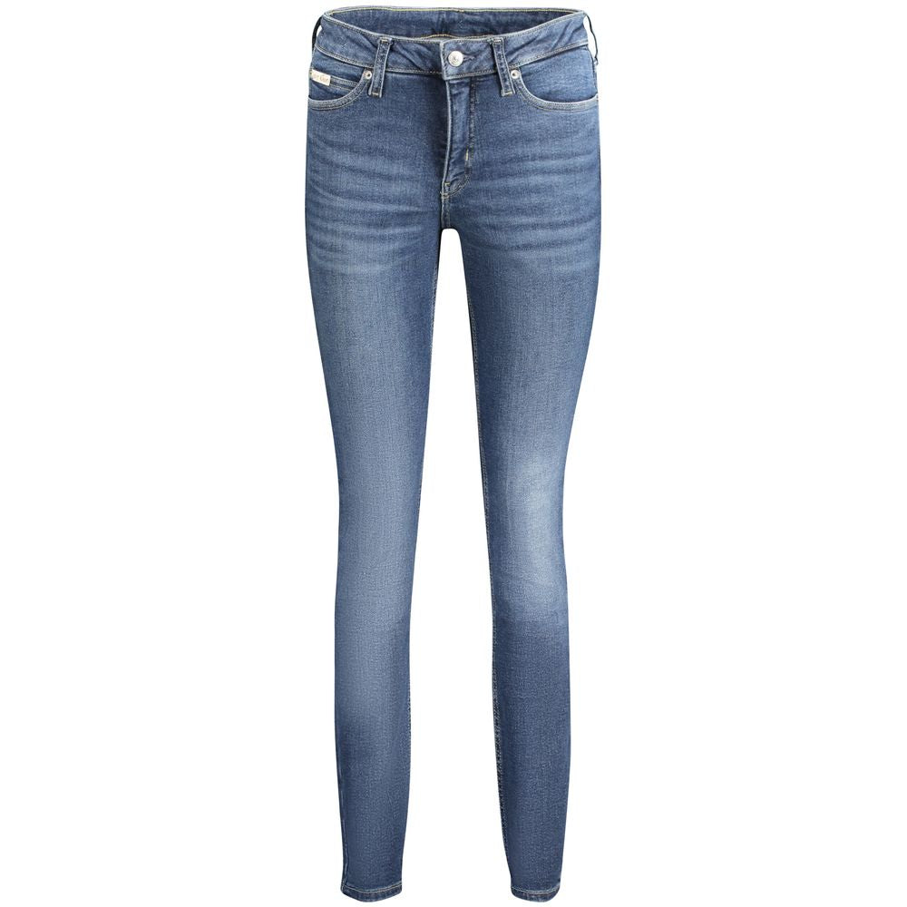 Calvin Klein Blue Cotton Jeans Denim