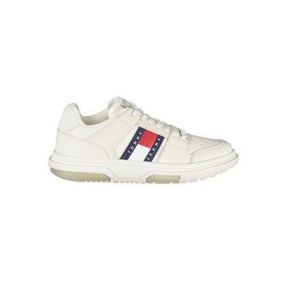 Tommy Hilfiger White Polyester Sneaker