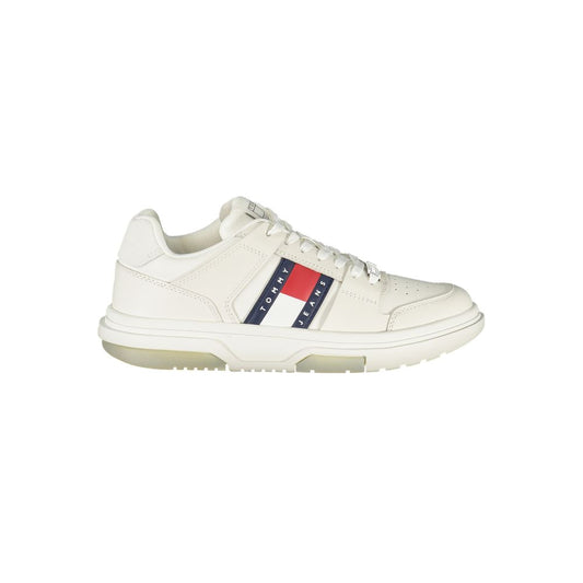 Tommy Hilfiger White Polyester Sneaker